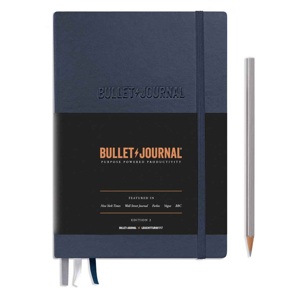 Bullet Journal Edition 2, Medium (A5), Hardcover, Blue22, dotted
