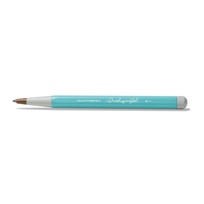 Drehgriffel Nr. 1, Aquamarine - Ballpoint pen with royal blue ink