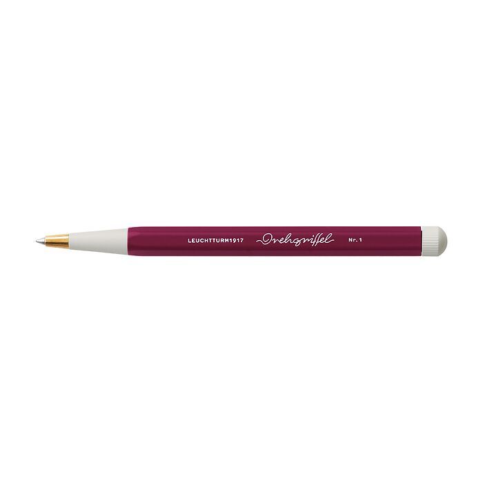 Drehgriffel Nr. 1, Port Red - Ballpoint pen with royal blue ink