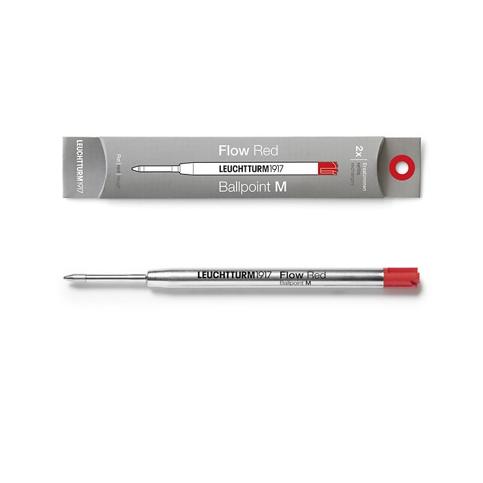 Refill M for Drehgriffel Nr. 1, Red, pack of 2 - ballpoint