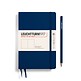 Notebook Paperback (B6+), Hardcover, 219 numbered pages, Navy, plain