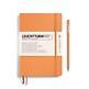 Notebook Medium (A5), Softcover, 123 numbered pages, Apricot, ruled