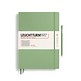 Notebook Master Classic (A4+), Hardcover, 235 numbered pages, Sage, squared