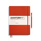 Notebook Master Slim (A4+), Hardcover, 123 numbered pages, Fox Red, dotted