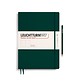 Notebook Master Slim (A4+), Hardcover, 123 numbered pages, Forest Green, plain