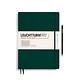 Notebook Master Slim (A4+), Hardcover, 123 numbered pages, Forest Green, squared