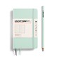 Notebook Pocket (A6), Hardcover, 187 numbered pages, Mint Green, dotted